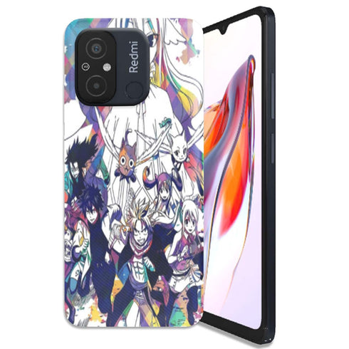 Coque Xiaomi Redmi 12C Fairy Tail Colors