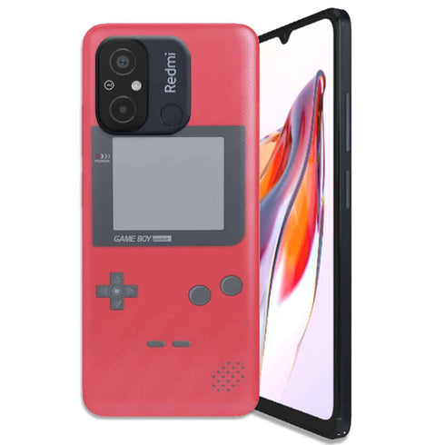 Coque Telephone Xiaomi Redmi 12C Game Boy Rouge