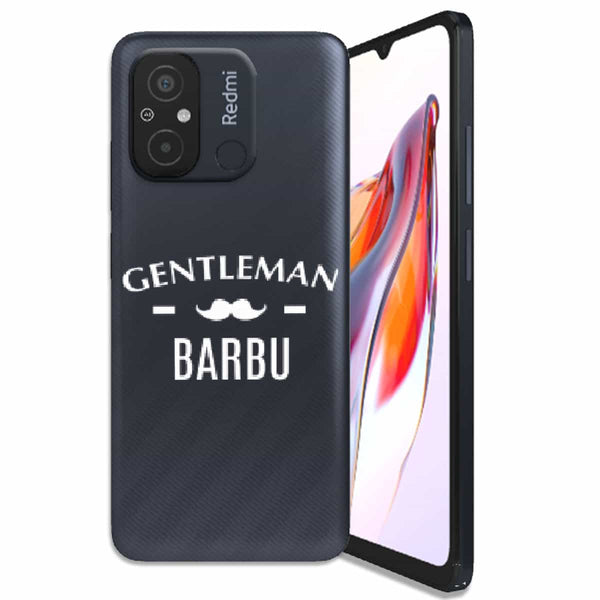 Coque Xiaomi 12C Gentleman Barbu