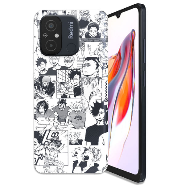 Coque télephone Xiaomi 12C Haikyuu !! - Manga Collage