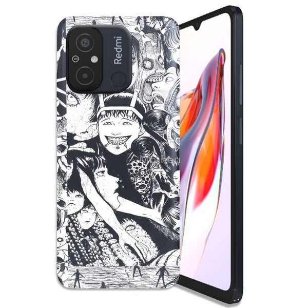 Coque Xiaomi Redmi 12C Junji ito Collage
