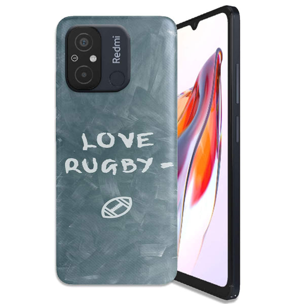 Coque Xiaomi Redmi 12C Love Rugby