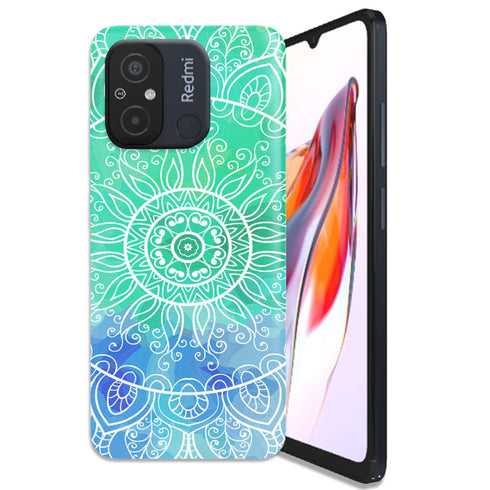 Coque Xiaomi Redmi 12C Green deal Mandala