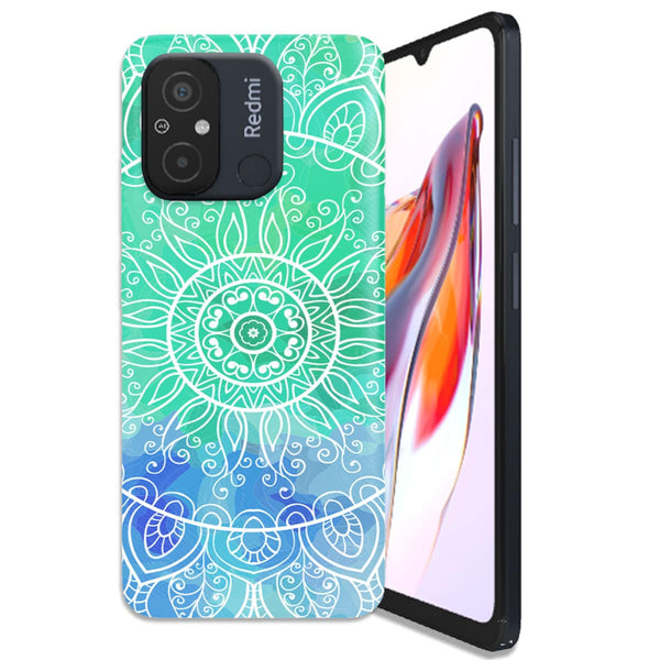 Coque Xiaomi Redmi 12C Green deal Mandala