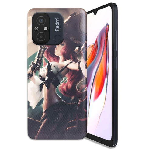 Coque Xiaomi Redmi 12C Manga Girl Pirate