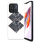 Coque Xiaomi Redmi 12C Marbre noir diamant or rose dore