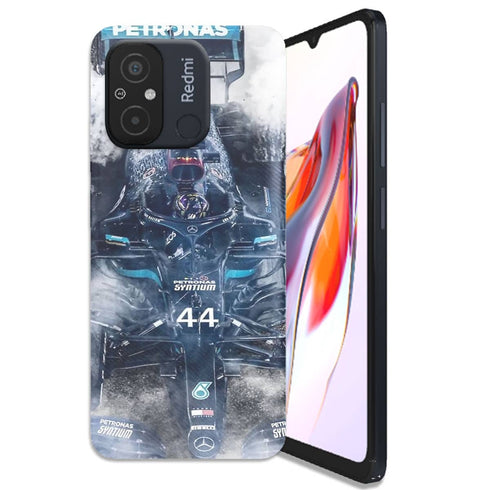 Coque Xiaomi Redmi 12C originale Mercedes F1 Lewis Hamilton