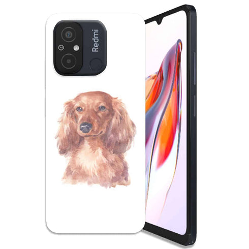 Coque Xiaomi Redmi 12C Mon Teckel en Portrait