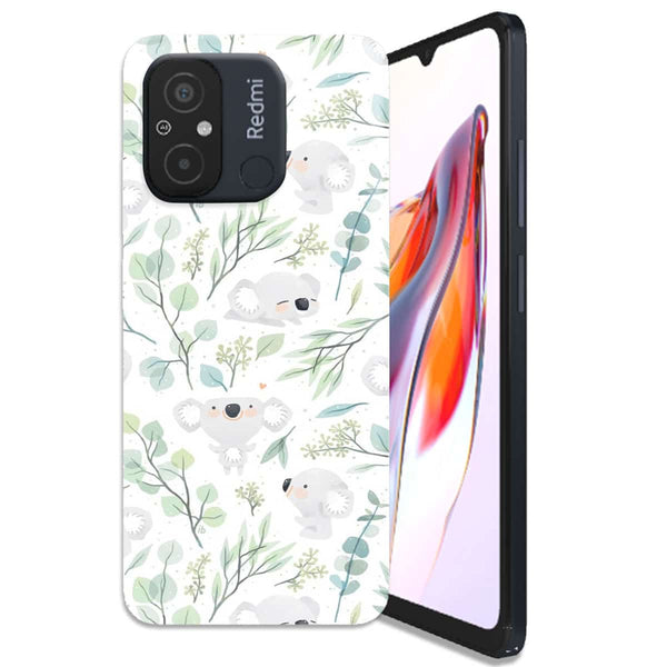 Coque Xiaomi Redmi 12C Motif Koala et Eucalyptus