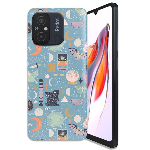 Coque Xiaomi Redmi 12C Motif lunaire Blue Moon