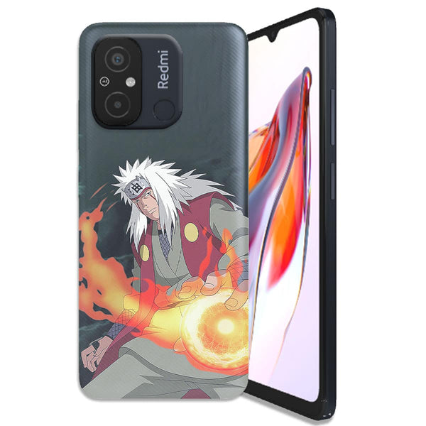 Coque Xiaomi Redmi 12C Naruto Jiraiya Rasengan