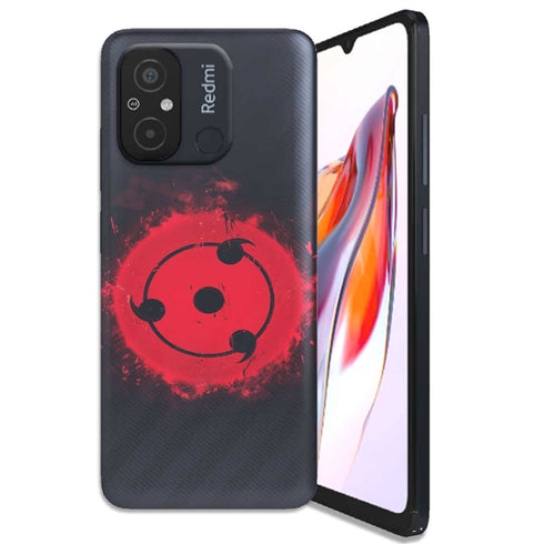 Coque Xiaomi Redmi 12C Naruto Mangekyou Sharingan