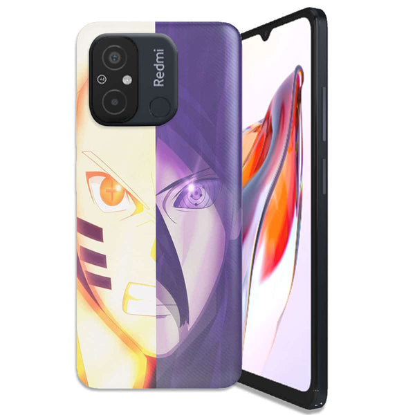 Coque Xiaomi Redmi 12C Naruto Vs Sasuke