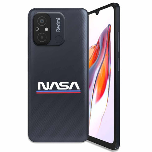 Coque Xiaomi Redmi 12C Nasa Logo Fond Noir