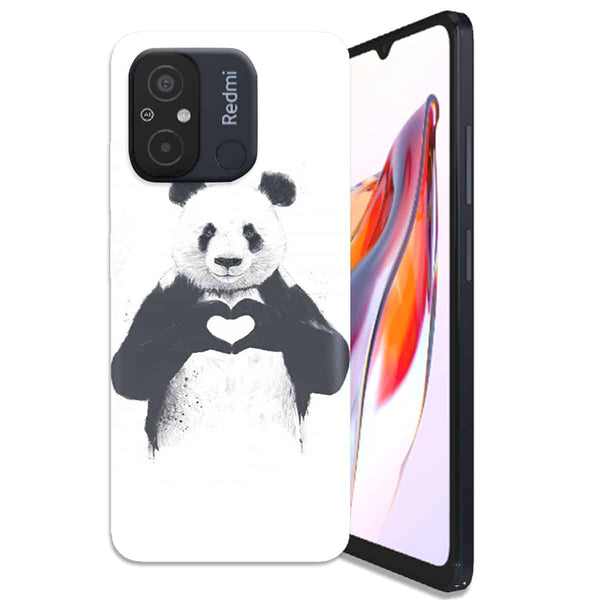 Coque Xiaomi Redmi 12C Panda Love
