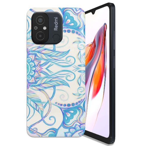 Coque Xiaomi Redmi 12C Vintage Pearl Floral