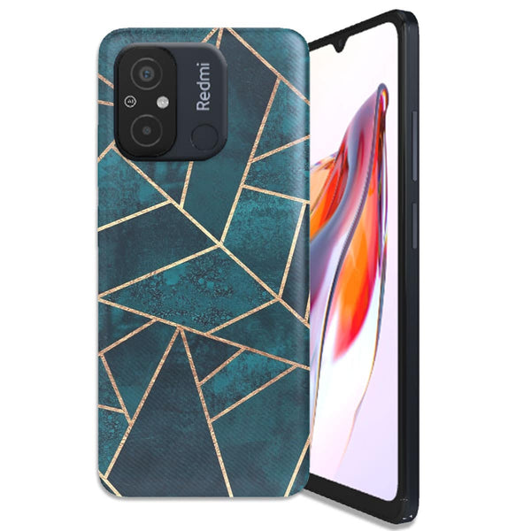 Coque Xiaomi Redmi 12C Pierre turquoise profonde