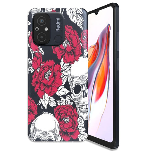 Coque Xiaomi Redmi 12C Pivoines Rock and Roll