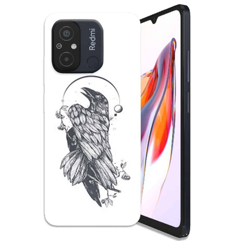 Coque Xiaomi Redmi 12C Raven crow tattoo