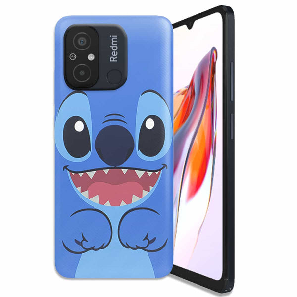 Coque Xiaomi Redmi 12C Stitch Blue