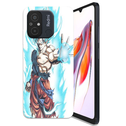 Coque Xiaomi Redmi 12C Super Sayan Bleu