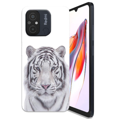 Coque Xiaomi Redmi 12C Tigre Blanc