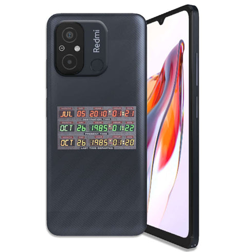 Coque Xiaomi Redmi 12C originale Time Machine Back To The Future