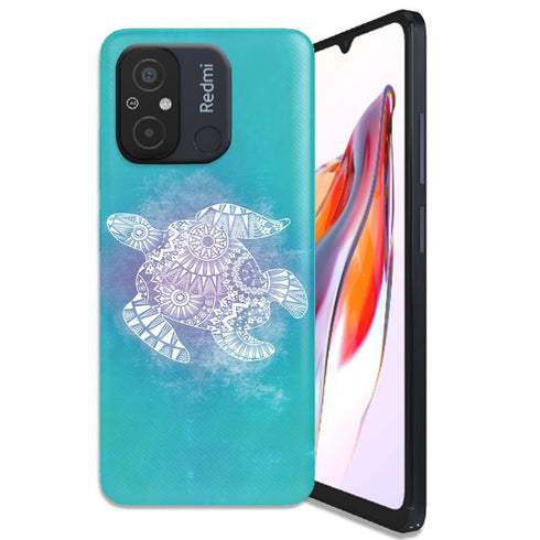 Coque Xiaomi Redmi 12C Tortue Mandala