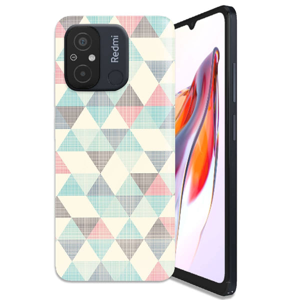 Coque Xiaomi Redmi 12C Triangles Vintage