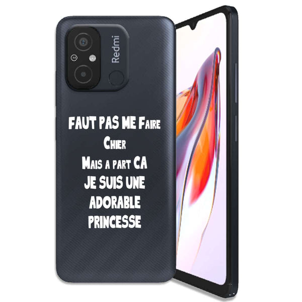 Coque Xiaomi 12C Adorable Princesse