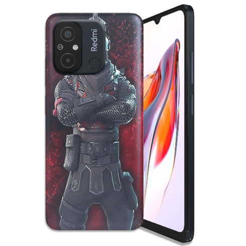 Coque Telephone Xiaomi Redmi 12C Chevalier noir Fortnite