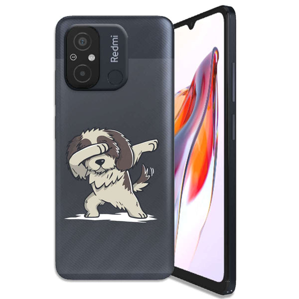 Coque Xiaomi Redmi 12C Dog shih tzu dabbing