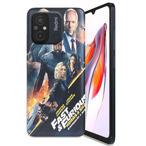 Coque Telephone Xiaomi Redmi 12C originale Fast and furious hobbs and shaw