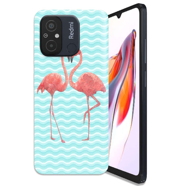 Coque Xiaomi Redmi 12C Flamingo love