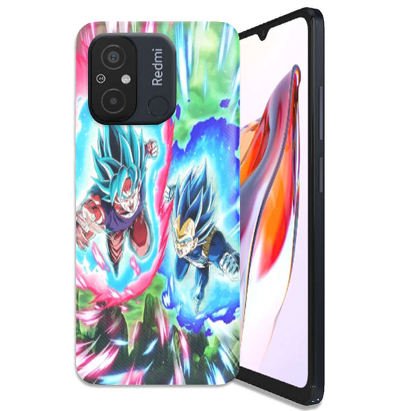 Coque Xiaomi Redmi 12C Goku Blue Kaioken