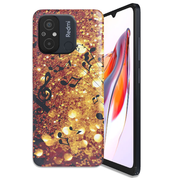 Coque Xiaomi Redmi 12C Golden Music