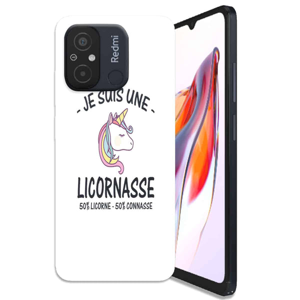 Coque Xiaomi 12C Je suis une Licornasse