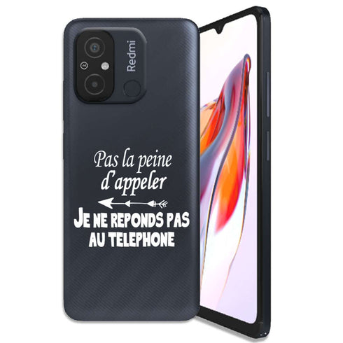 Coque Xiaomi 12C Pas la Peine d'appeler