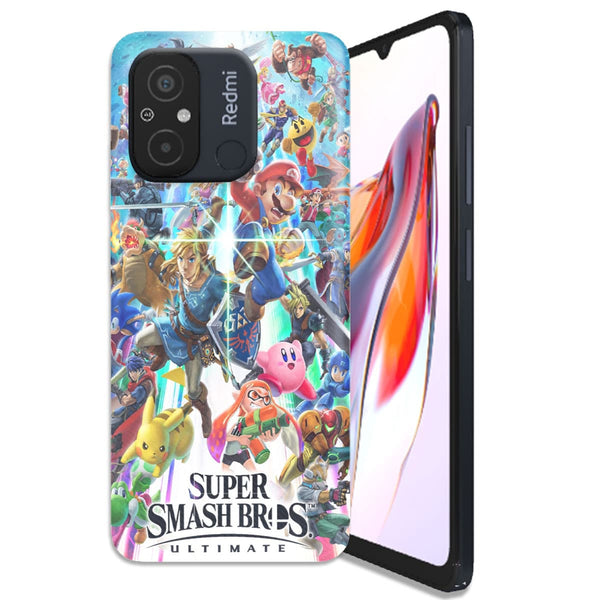 Coque Telephone Xiaomi Redmi 12C Super Smash bros ultimate