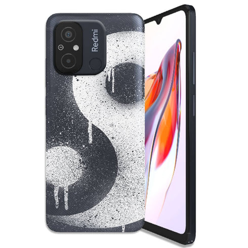 Coque Xiaomi 12C Ying Yang Paint