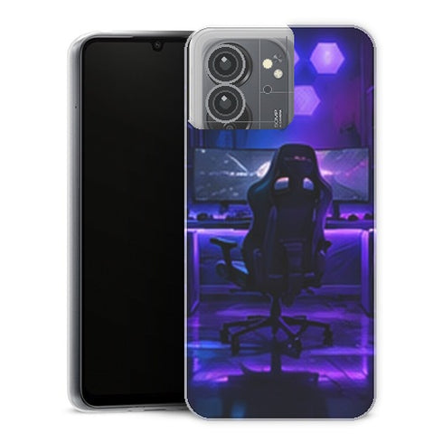 Coque Xiaomi Redmi 13C Gaming Setup Gaming Violet - coque gaming Redmi 13C