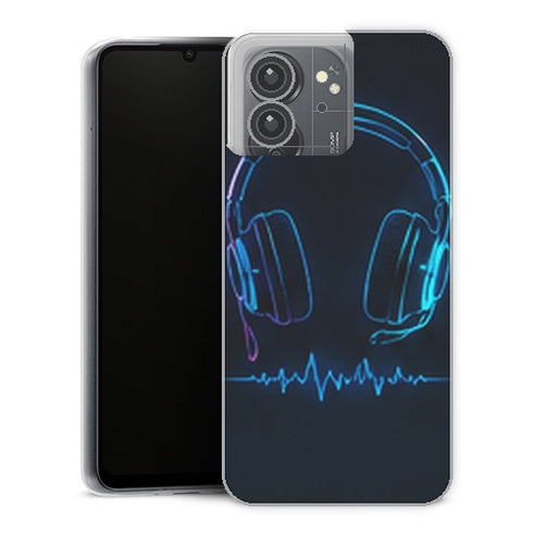 Coque Xiaomi Redmi 13C Gaming Casque Audio Neon - coque gaming Redmi 13C