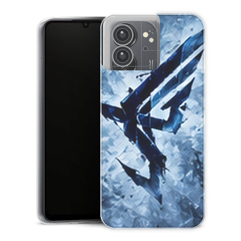 Coque Xiaomi Redmi 13C Gaming Logo Glace Bleu - coque gaming Redmi 13C