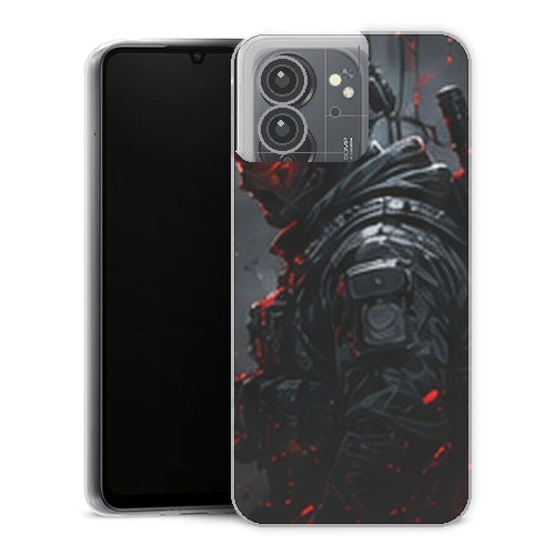 Coque Xiaomi Redmi 13C Gaming Soldat Rouge - coque gaming Redmi 13C
