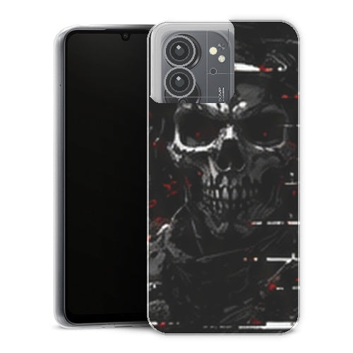 Coque Xiaomi Redmi 13C Gaming Crane Glitch Rouge - coque gaming Redmi 13C