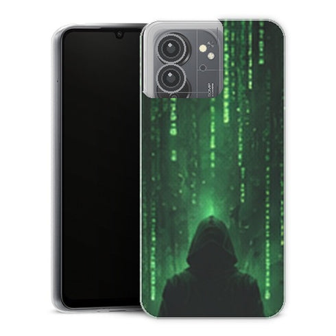 Coque Xiaomi Redmi 13C Gaming Matrix Vert - coque gaming Redmi 13C