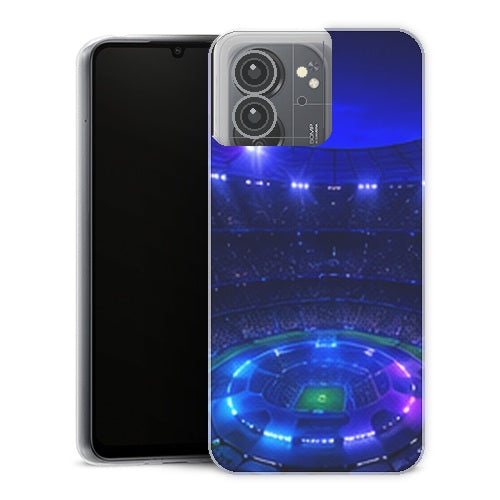 Coque Xiaomi Redmi 13C Gaming Stade Bleu - coque gaming Redmi 13C