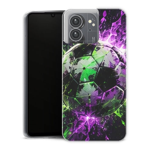 Coque Xiaomi Redmi 13C Gaming Ballon Explosion Vert Rose - coque gaming Redmi 13C