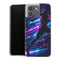 Coque Xiaomi Redmi 13C Gaming Course Neon Rose Bleu - coque gaming Redmi 13C