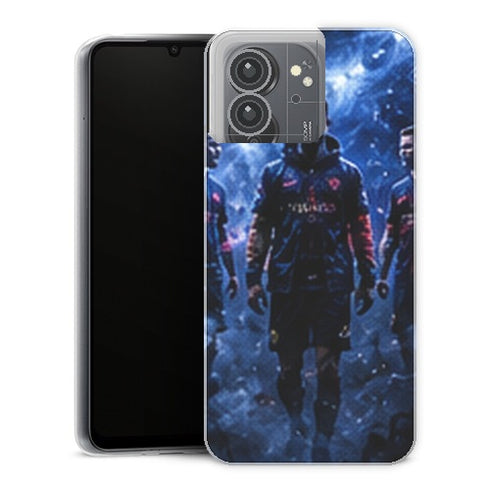 Coque Xiaomi Redmi 13C Gaming Equipe Bleue - coque gaming Redmi 13C